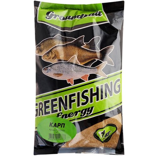 sprej greenfishing ice cherv 50 ml Прикормка Greenfishing Energy, карп, 1 кг