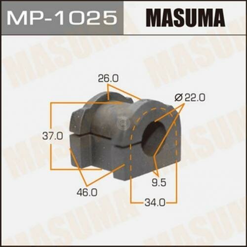 Втулка стабилизатора masuma mp-1025 /front/ delica/cv5w Masuma MP-1025 Mitsubishi: 4056A079