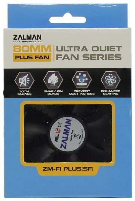 Вентилятор для корпуса 80MM ZM-F1 PLUS(SF) ZALMAN