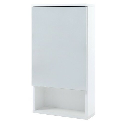 фото Шкаф-зеркало для ванной alterna вега 4002/4502/5002/5502, (шхгхв): 50х13.6х70 см, белый