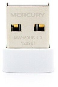 Адаптер Wi-Fi Mercusys MW150US, белый