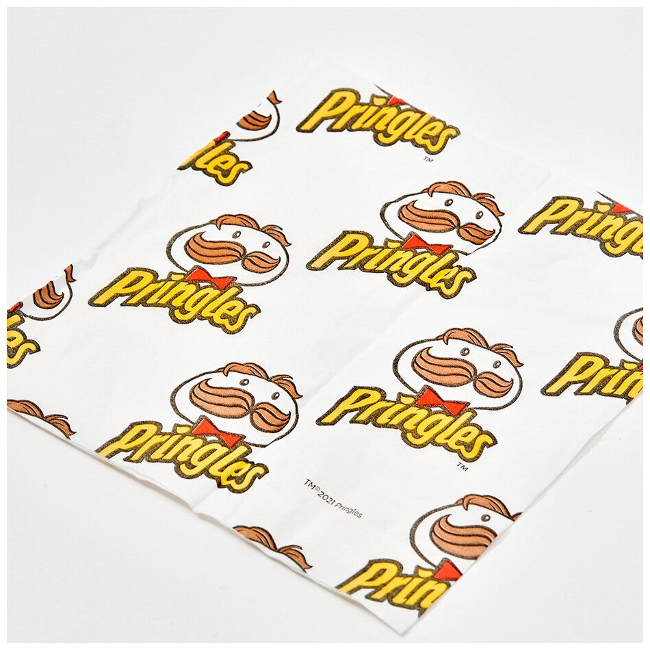 Салфетки бумажные выдергушки "Pringles" с рисунком 3-х сл, 56 штук - фотография № 3
