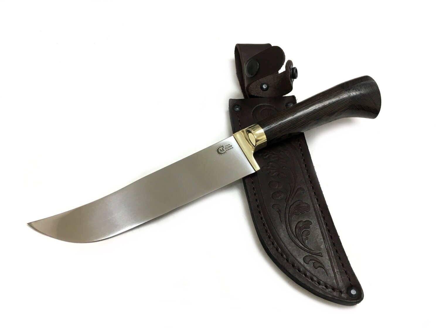 Нож Пчак Узбекский, кованая х12мф, венге