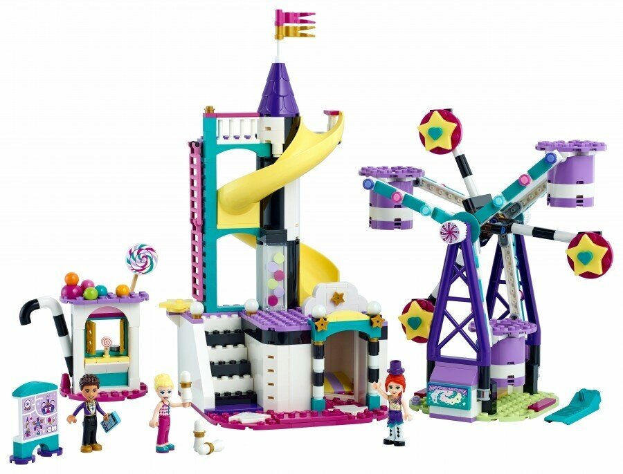 Конструктор LEGO Friends Волшебное колесо обозрения и горка 41689