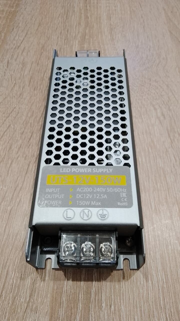 Блок питания TPS 150-12 Strait Ultra (150W, 12V, 12.5A, IP20)