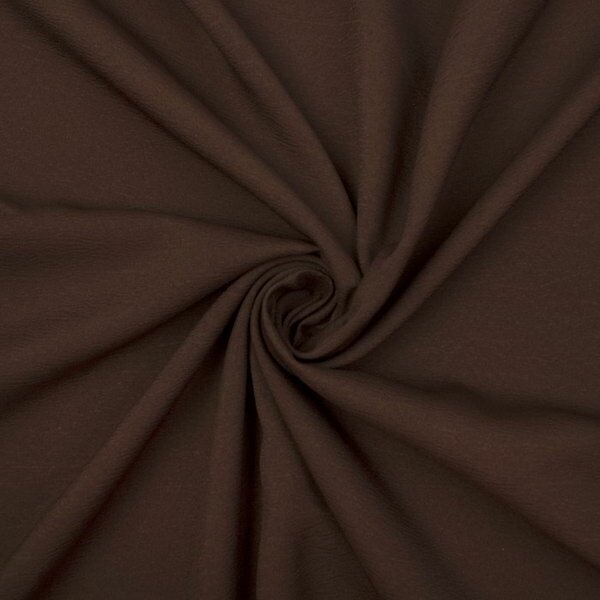 Штора портьерная ширина 135 см, высота 250 см, цвет шоколадный, матовая