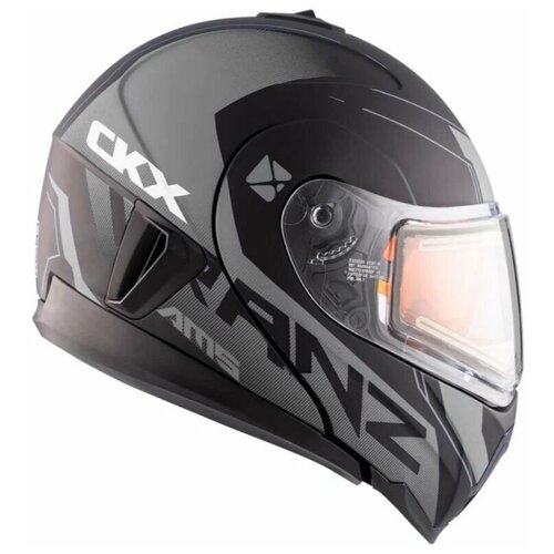 Шлем CKX TRANZ 1,5 Ams DL+EDL Caliber Matt grey XS