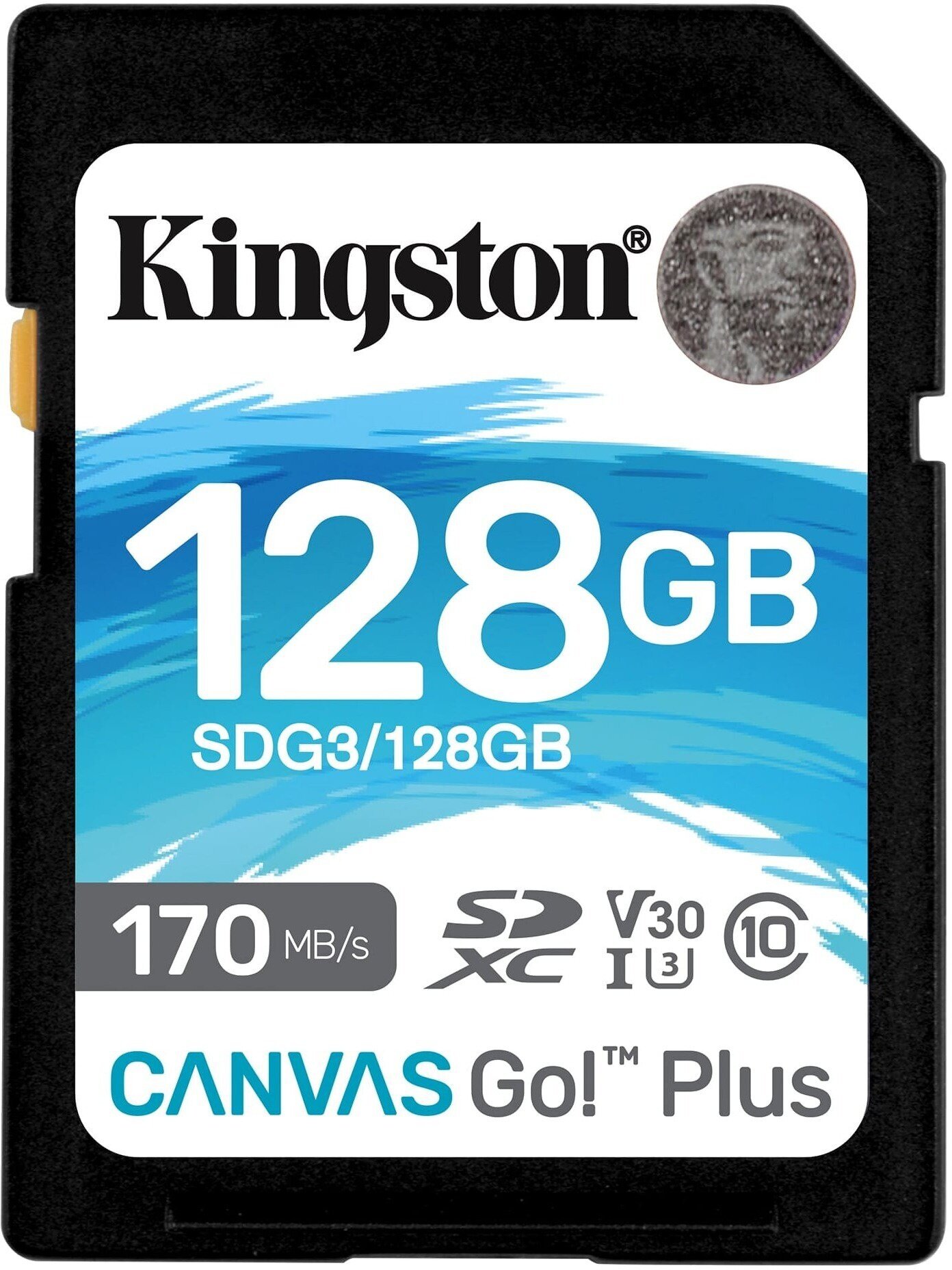 Карта памяти Kingston SDXC Canvas Go Plus Class 10 UHS-I U3 (170/90MB/s) 128GB