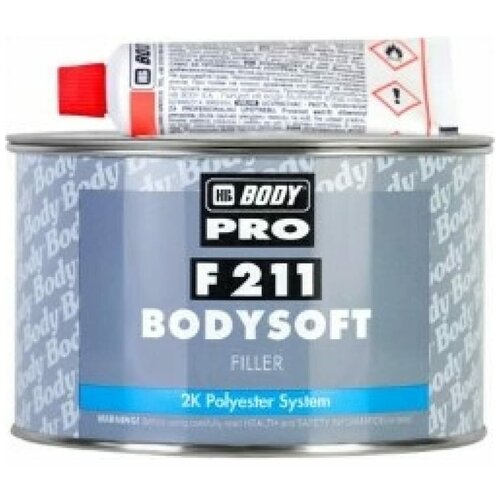 Шпатлевка PRO F 211 Soft 0,9 кг. HB BODY 2112300011