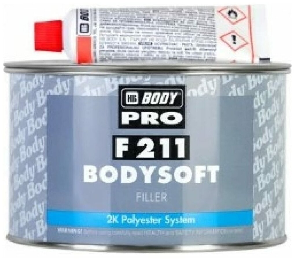 Шпатлевка BODY SOFT 211 универсальная 0.9 кг 2112300011