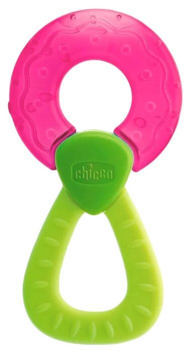 CHICCO прорезыватель игрушка Fresh Relax "Кольцо",розовое,4мес/прорезыватель для зубов/грызунок прорезыватель/погремушка прорезыватель/грызунки/прорезыватели для новорожденных