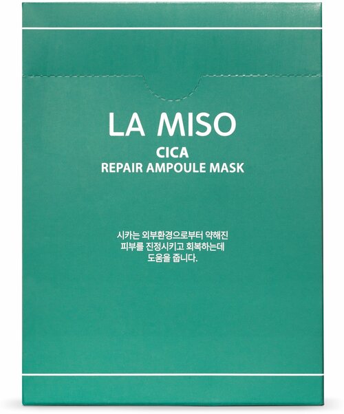 LA MISO Восстанавливающая ампульная маска с центеллой азиатской 28 гр*10 шт.