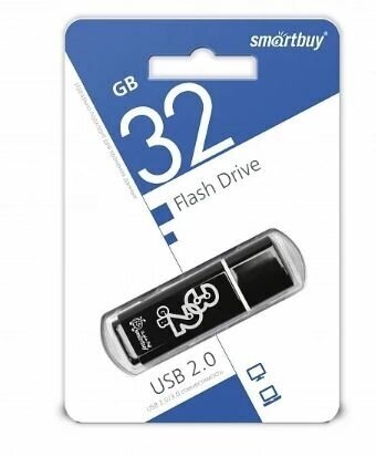 Smart Buy USB 32GB Glossy series Black