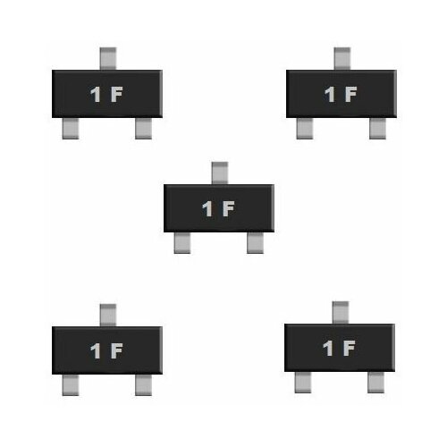 BC847B 1F транзистор 5 штук SOT23 SMD аналог 2SC1623 схема 2STR1160 характеристики цоколевка даташит ВС847В