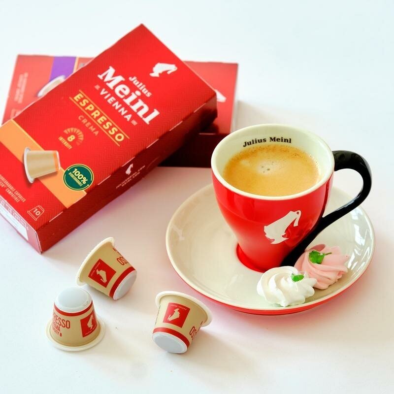 Кофе в капсулах для кофемашин Julius Meinl Espresso Crema Bio (10 штук в упаковке) - фотография № 9