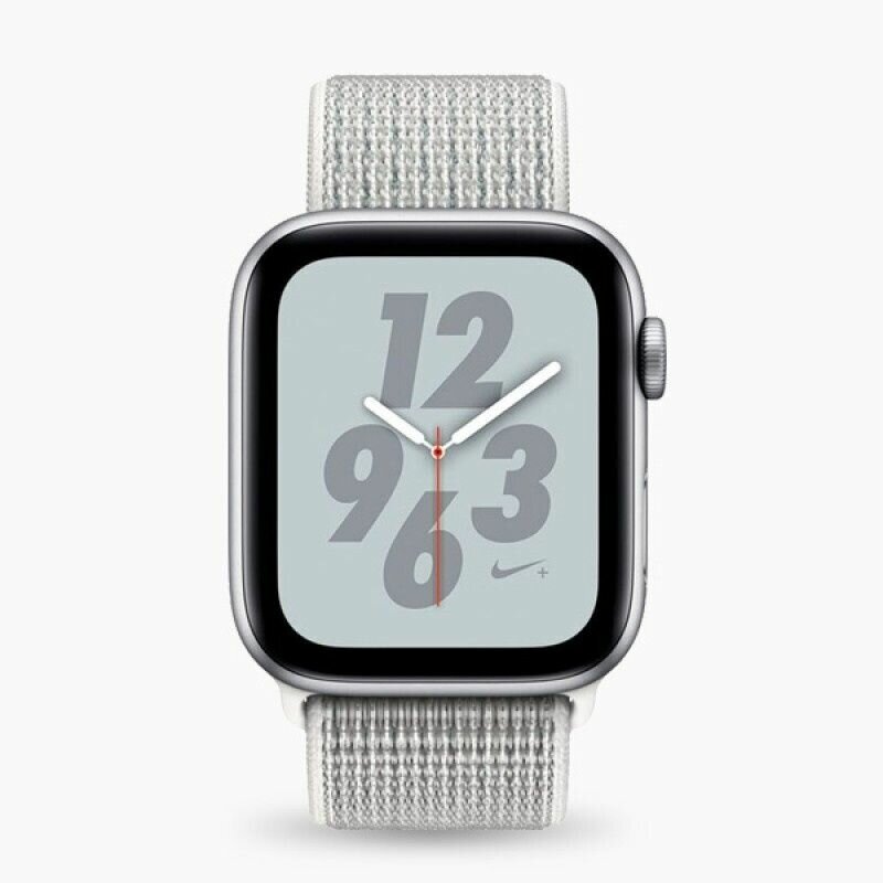 Ремешок для смарт-часов Apple Watch Series 1 2 3 4 SE 5 6 7 8 ultra нейлоновый тканевый браслет 42/44/45/49 мм светло-серый