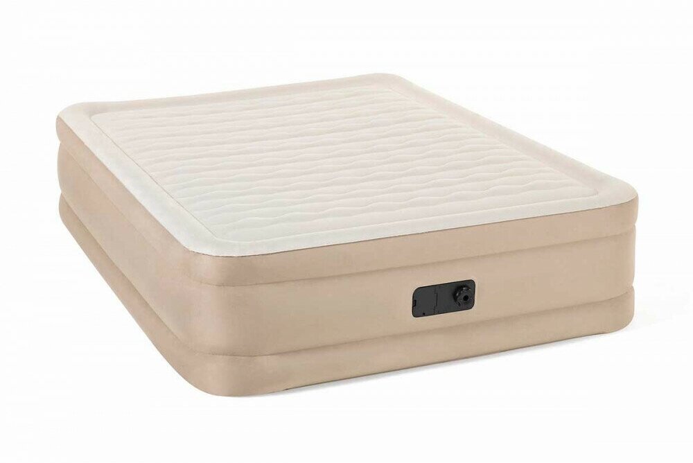 Двуспальная надувная кровать Bestway 69050 Fortech Airbed + насос (203x152x46cм)