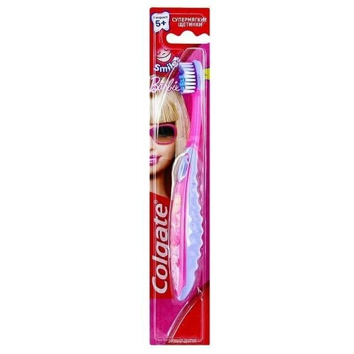 Colgate зубная щетка Barbie для детей старше 5 лет супермягкая