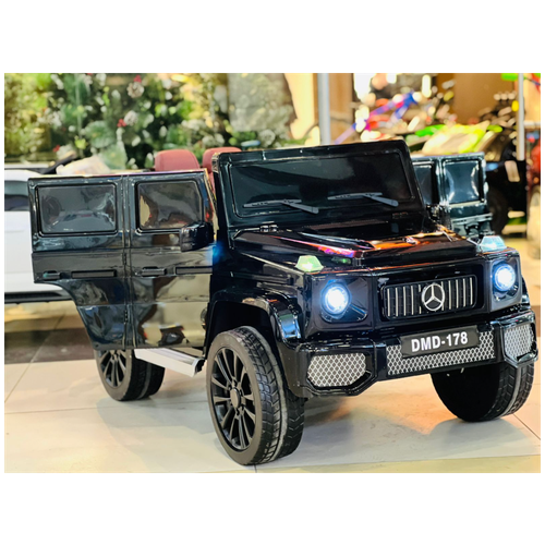 Электромобиль детский Mercedes Gelandewagen DMD-178 черный полноприводный 4WD электромобиль детский range rover hse полноприводный 4wd