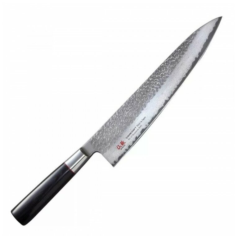 Нож SunCraft SENZO CLASSIC SZ-06 (240мм) VG-10 Damascus steel