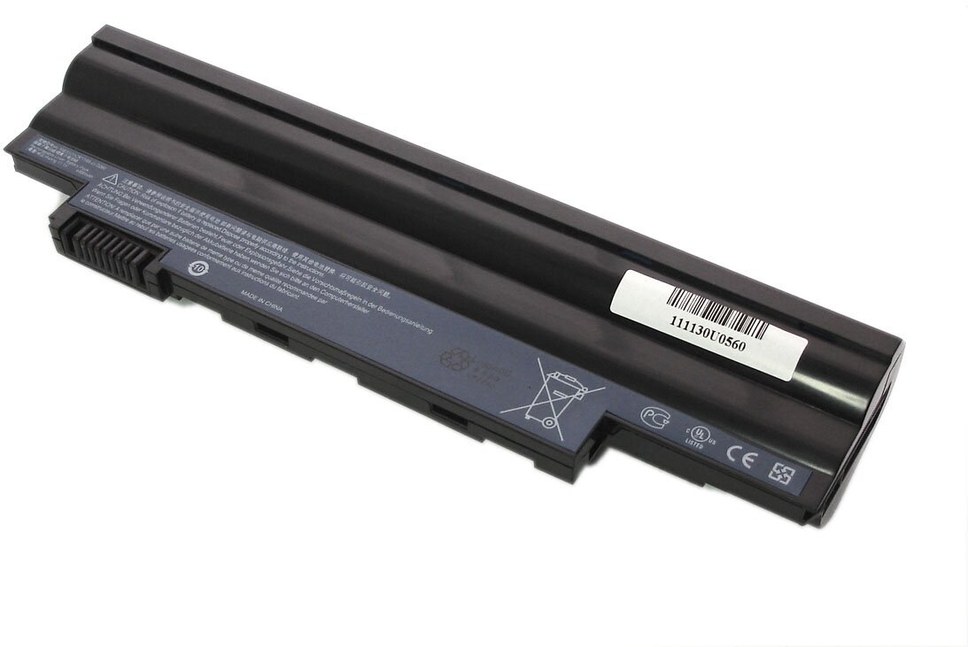 Аккумуляторная батарея для ноутбука Acer Aspire One D255 D260 eMachines 355 350 5200mAh OEM черная