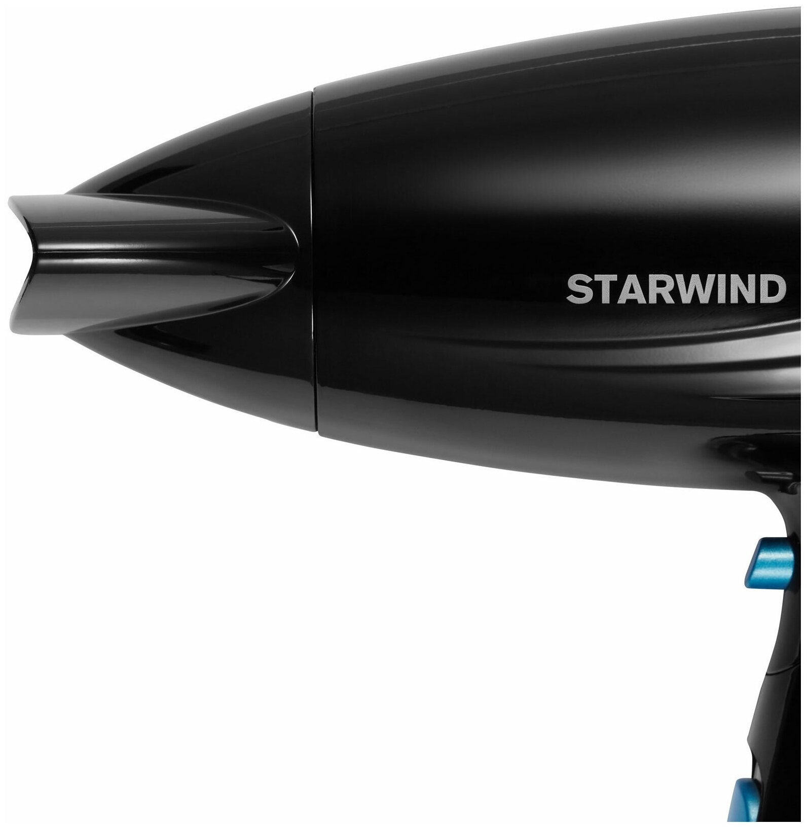 Фен Starwind SHD 7066 черный/синий - фотография № 4