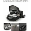 Фото #7 Рюкзак с разъемом USB, черный/ рюкзак для ноутбука 15,6