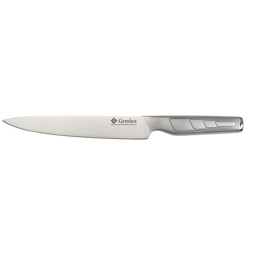 фото Нож для нарезки мяса или рыбы gemlux gl-ck8, лезвие 20 см, серебристый