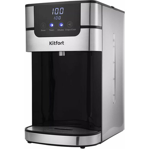 Термопот на 4 литра 1 режим подачи воды KITFORT KT-2501 2618 Вт 5 температурных режимов сталь серебристый КТ-2501 1308700₽