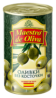 Оливки МAESTRO DE OLIVA без косточки 300г Испания