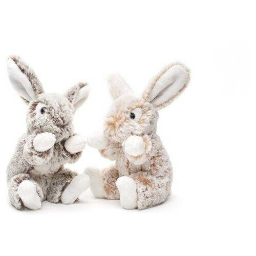 Игрушка мягконабивная LEOSCO Кролик 16 см серый
