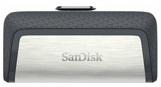 Накопитель USB 3.1 128GB SanDisk Ultra Dual SDDDC2-128G-G46 USB Type-C серый