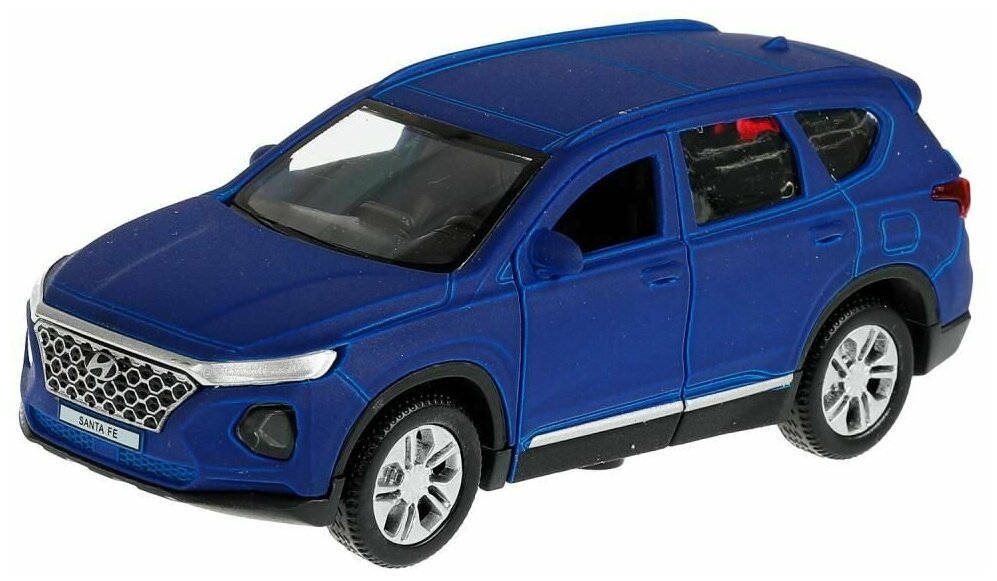 фото Машинка металлическая ТехноПарк Hyundai Santafe 12см синяя SANTAFE2-12FIL-BU