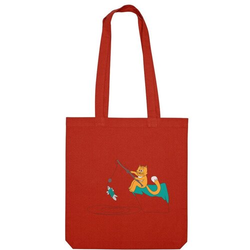 фото Сумка шоппер us basic, красный