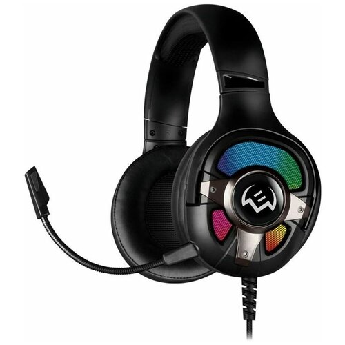 Наушники с микрофоном Sven AP-U1100MV черный 22м мониторные оголовье 468200₽