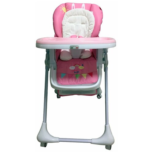 Стульчик для кормления BellaBaby B-003S, розовый