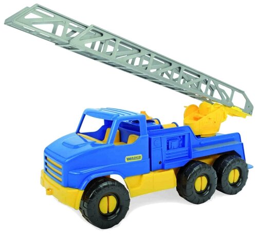 Пожарный автомобиль Wader City Truck (39397), 48 см, синий/желтый