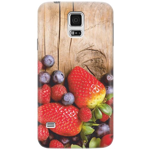 фото Cиликоновый чехол на samsung galaxy s5 / самсунг с5 с принтом "дерево фруктов" gosso