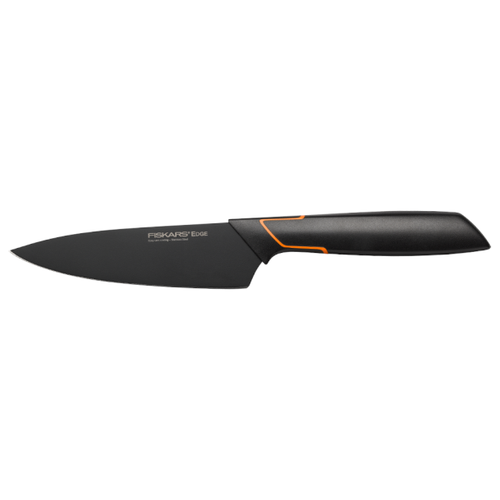 фото Нож для овощей fiskars edge, лезвие 12 см, черный/оранжевый