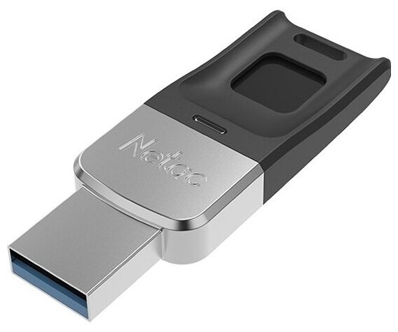 Флеш-накопитель Netac US1 USB3.0 AES 256-bit Fingerprint Encryption Drive 128GB ( с отпечатком пальца ) - фото №10