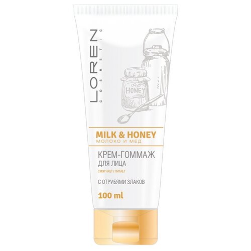 Loren Cosmetic пеночка для снятия макияжа с протеинами молока Mikl & Honey, 100 мл