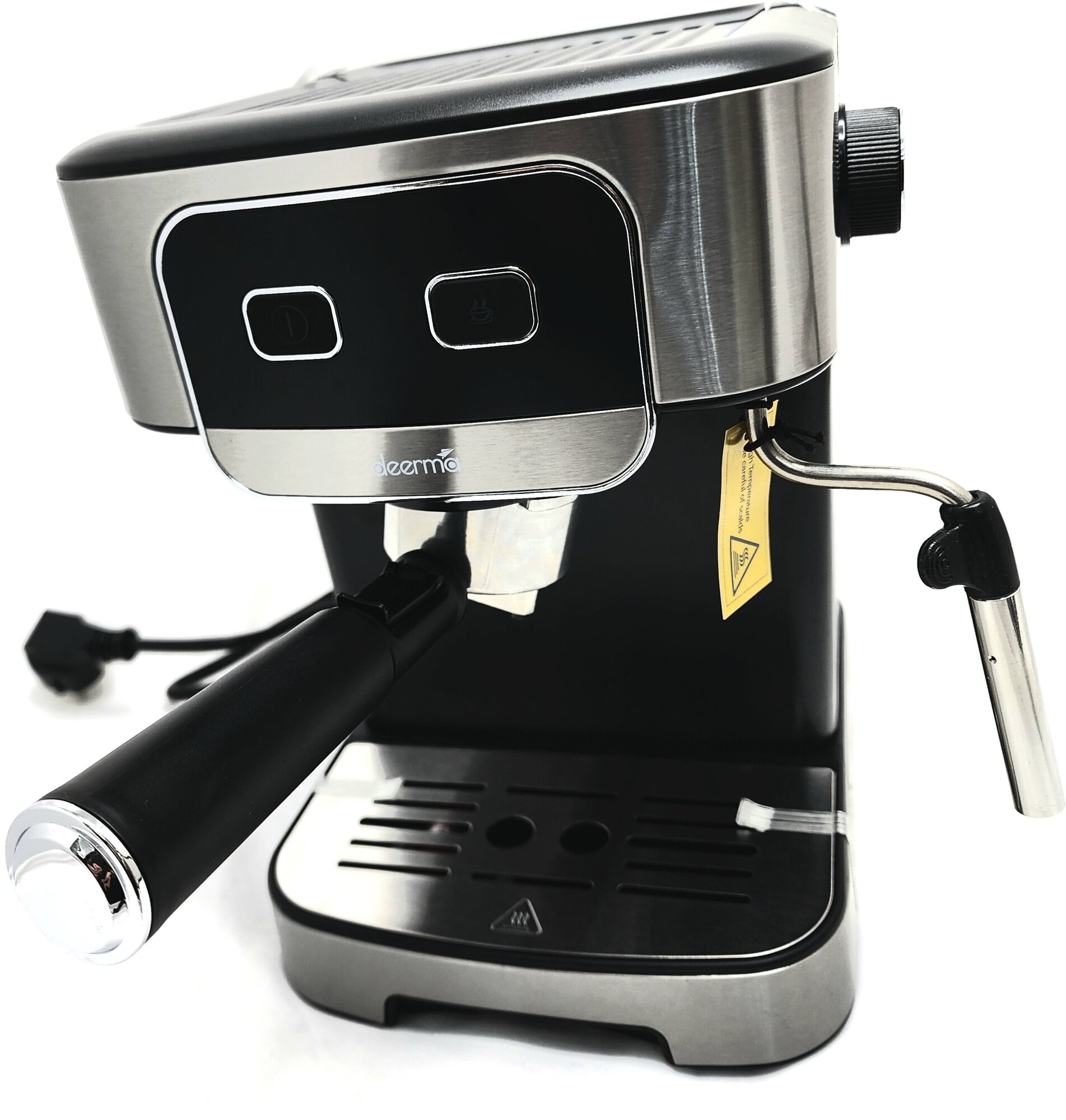 Кофемашина deerma Coffee Machine DEM-YS10W Black+Silver - фото №3