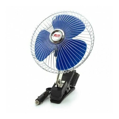 43470 Вентилятор автомобильный AVS Comfort 8048 12В 8 корпус металл переключатель цвет серебри 163300₽