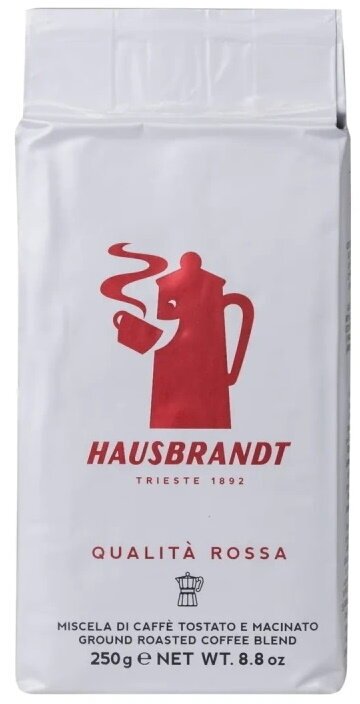 Кофе молотый Hausbrandt Rosso, 250 гр.
