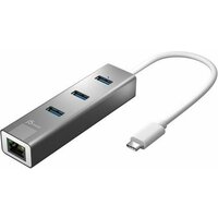 Адаптер j5create JCH474 USB Type-C with Gigabit Ethernet and 3x Hub Multi