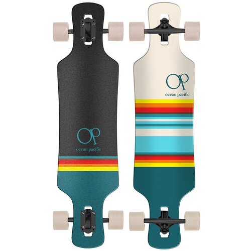 Лонгборд OCEAN PACIFIC SWELL DROP THROUGH LONGBOARD OFF WHITE/TEAL 36