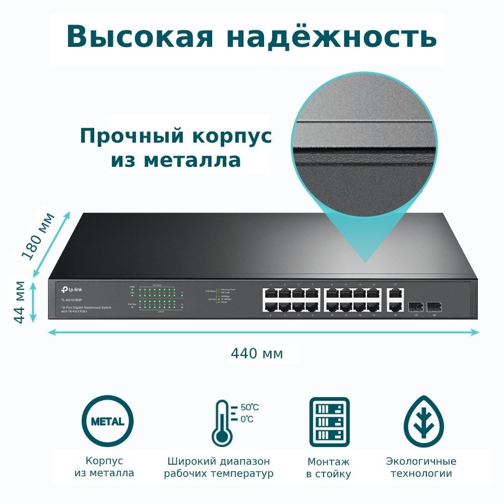 Коммутатор TP-LINK - фото №4