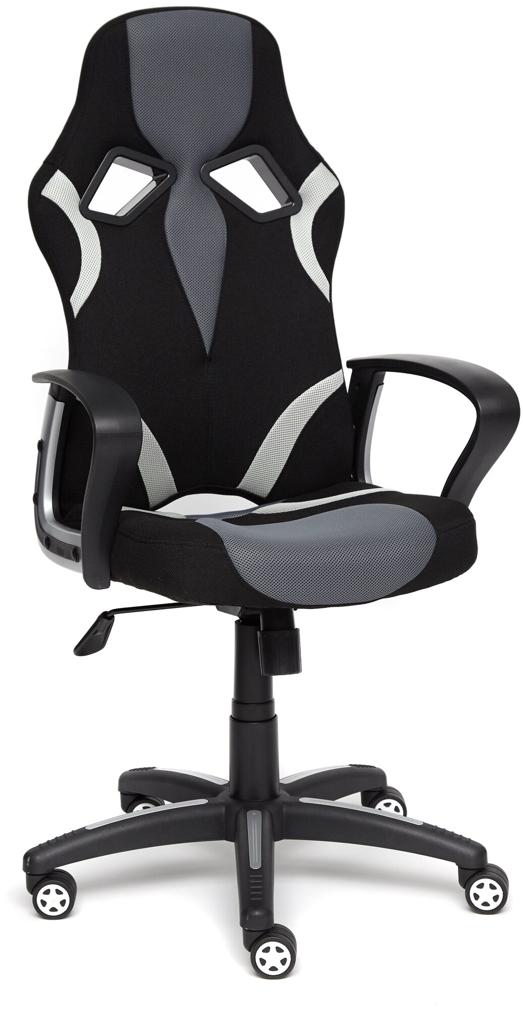 Кресло RUNNER ткань, черный/серый, 2603/tw12/TW-14