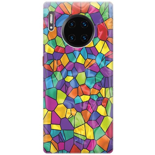 фото Gosso ультратонкий силиконовый чехол-накладка для huawei mate 30 pro с принтом