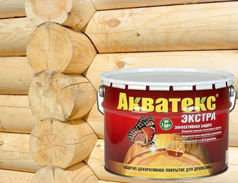 АКВАТЕКС антисептик Экстра, 0.75 кг, 0.8 л, дуб